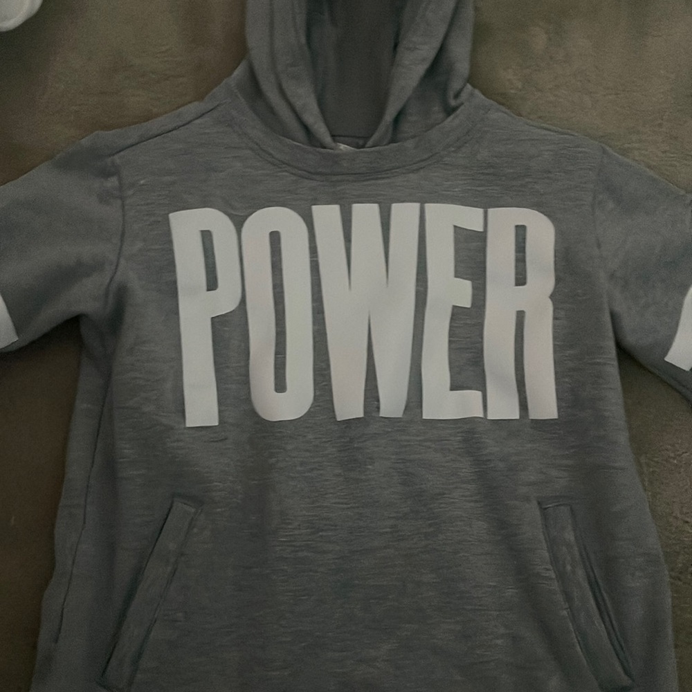 athleta girl 'i am powerful' hoodie